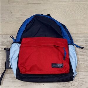 NWT Vineyard Vines Red and Blue Backpack